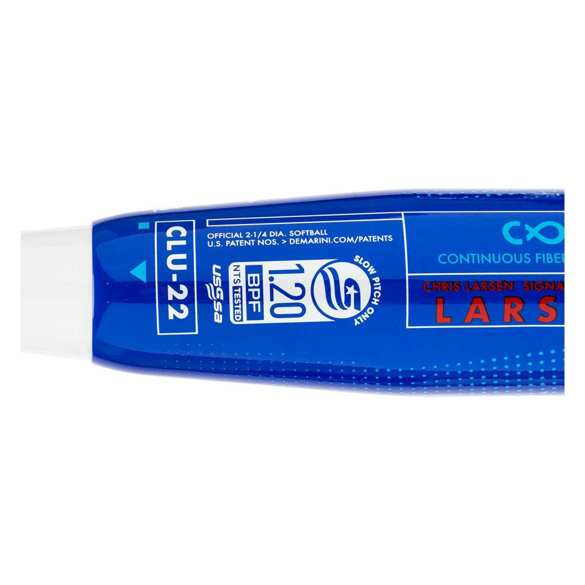 2022 DeMarini Nautalai Chris Larsen 12" Endload USSSA 240 Slow Pitch Softball Bat: WTDXCLU22 Blue, Red, White - Good Ideal Gift For Men And Women - BaseBall Bat Gear Shop - Image 3