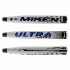 Promotional New Design Miken Ultra Fusion 12" Johnny Bailey Maxload Senior Slow Pitch Softball Bat: MFN2MS Black, Blue, White - Baseballbatgear.shop