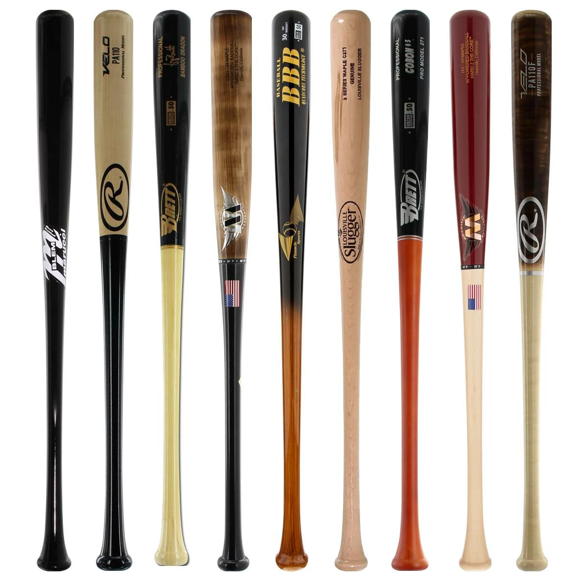 Our Reusable JustBats Pick Your Pack - Adult Wood 3-Pack - Gold Brown, Black, Grey, Natural, Gold, Blue, Red, Maroon, White, Navy, Green Are In Short Supply And Are Worth The Money - Image 15