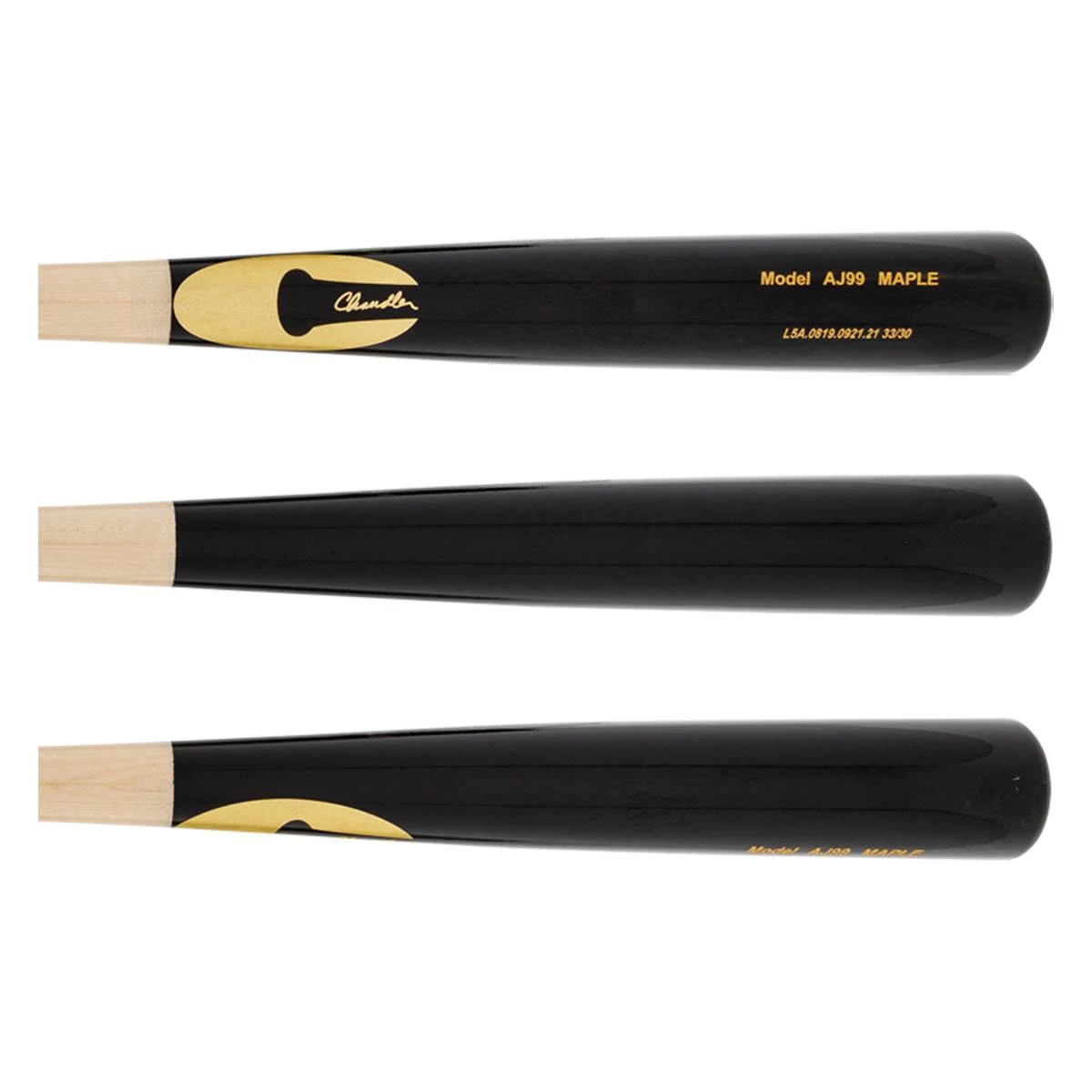Exquisite Fashion Chandler Pro Aaron Judge Maple Wood Baseball Bat: AJ99 Black, Gold, Natural | On Sale BaseBall Bat Gear Shop