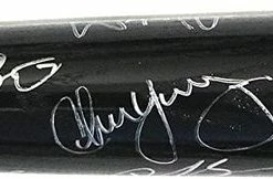 Sports-Autographs Kansas City Royals 2016 Team Signed Autographed Rawlings Black Baseball Bat Authenticated Ink COA - 20 Autographs - Perez