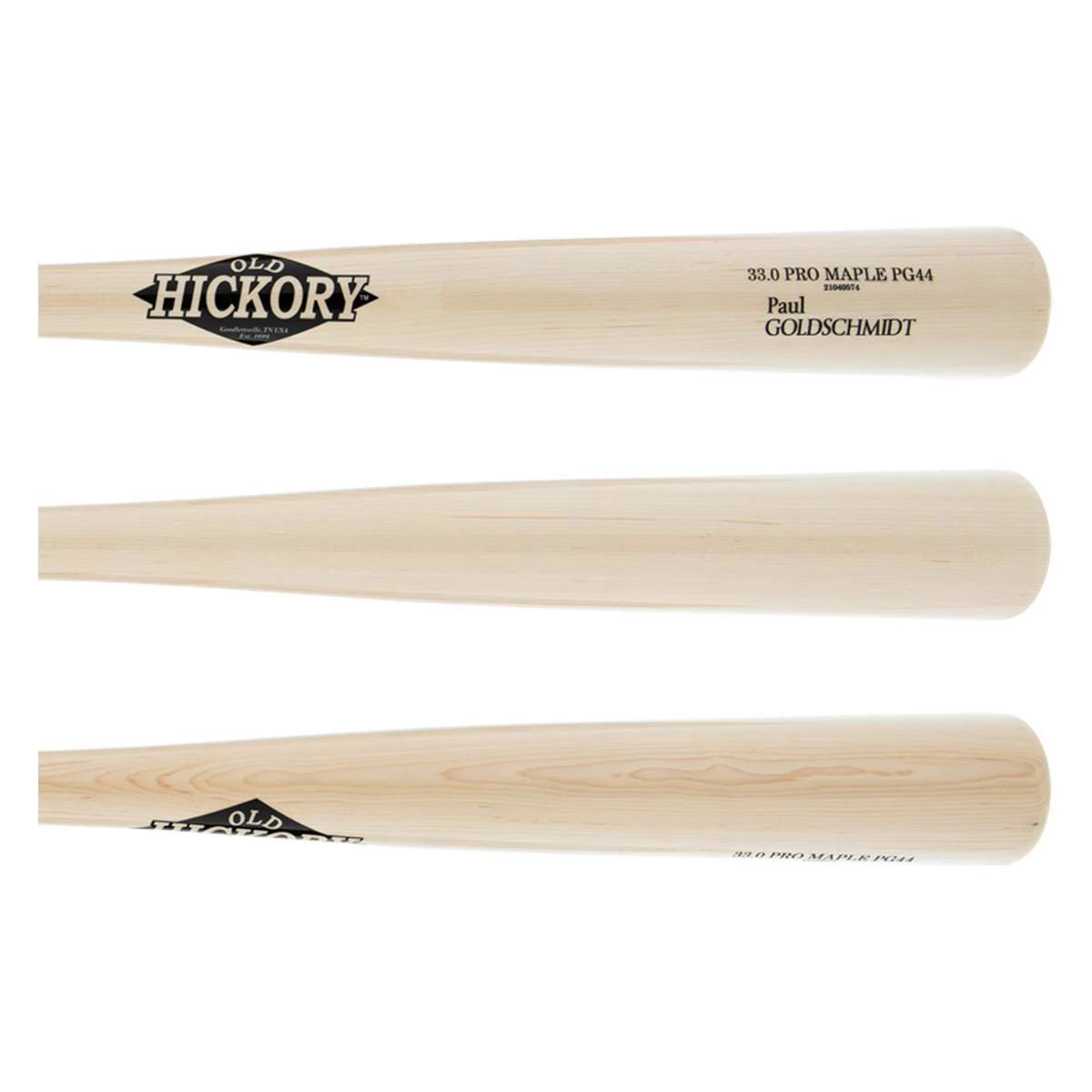 BaseBall Bat Gear Shop: Excellent Quality Old Hickory Bat Co. Paul Goldschmidt Maple Wood Baseball Bat: PG44-N Adult Natural Zero Waste Lifestyle Online