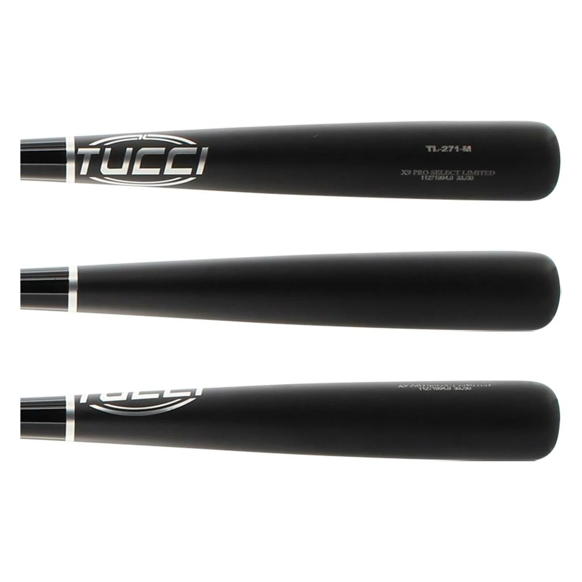 Boyfriend Gift - Girlfriend Gift - Wonderful Gift Tucci Lumber Co Tucci X9 Pro Select Limited Maple Wood Baseball Bat: TL271B Black - BaseBall Bat Gear Shop