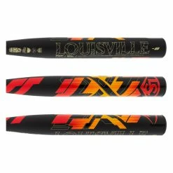 Shop 2022 Louisville Slugger LXT -8 Fastpitch Softball Bat: WBL2545010 Black, Red, Yellow At Best Price Baseballbatgear.shop
