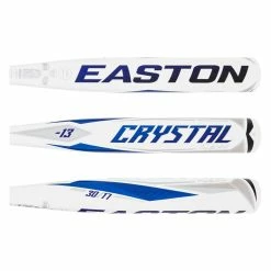 Shop Your Own Perfect 2022 Easton Crystal -13 Fastpitch Softball Bat: FP22CRY White, Navy - BaseBall Bat Gear Shop