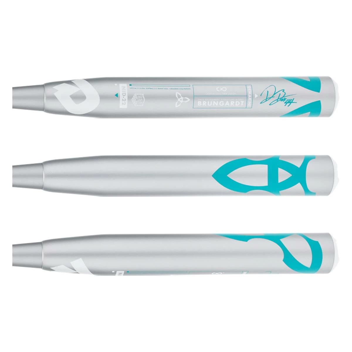 This Is An Ideal Gift For Family And Friend - Cheap 2022 DeMarini Nihilist Dale Brungardt 12" Endload USA Slow Pitch Softball Bat: WTDXNID22 Blue, Silver