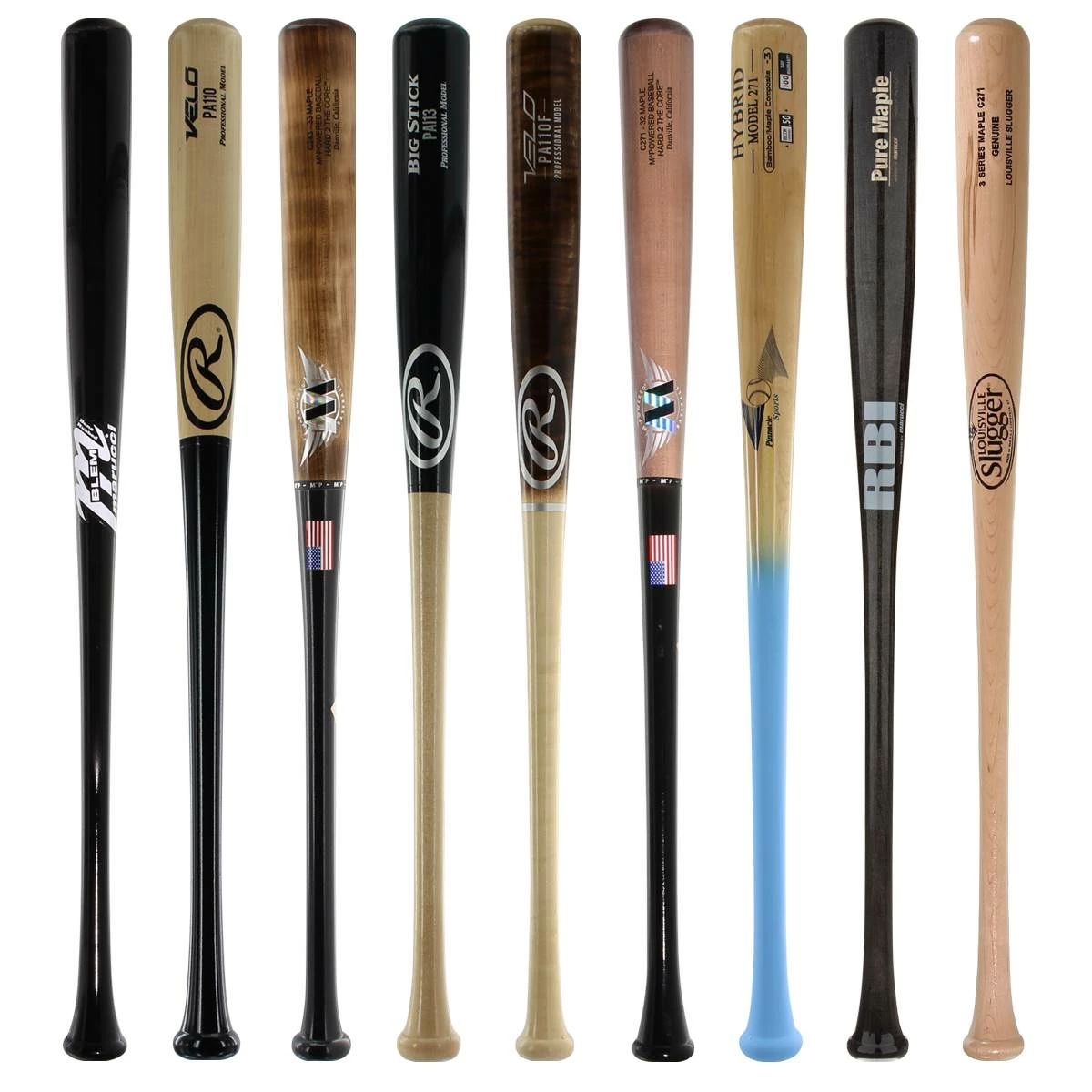 Our Reusable JustBats Pick Your Pack - Adult Wood 3-Pack - Gold Brown, Black, Grey, Natural, Gold, Blue, Red, Maroon, White, Navy, Green Are In Short Supply And Are Worth The Money - Image 3
