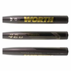 Save 25% To 40% Best Worth Mach 1 Hitman 13.5" XXL Senior Slow Pitch Softball Bat: WMDRSS Black, Gold, Grey · BaseBall Bat Gear Shop