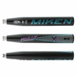 The Quality Of The Miken Freak X 12" Maxload USSSA Slow Pitch Softball Bat: MFX20U Black, Purple, White Is Impeccable - BaseBall Bat Gear Shop