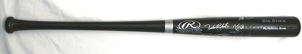 Sports-Autographs Cincinnati Reds 2018 Team Signed Autographed Rawlings Black Baseball Bat - 13 Autographs - Image 5