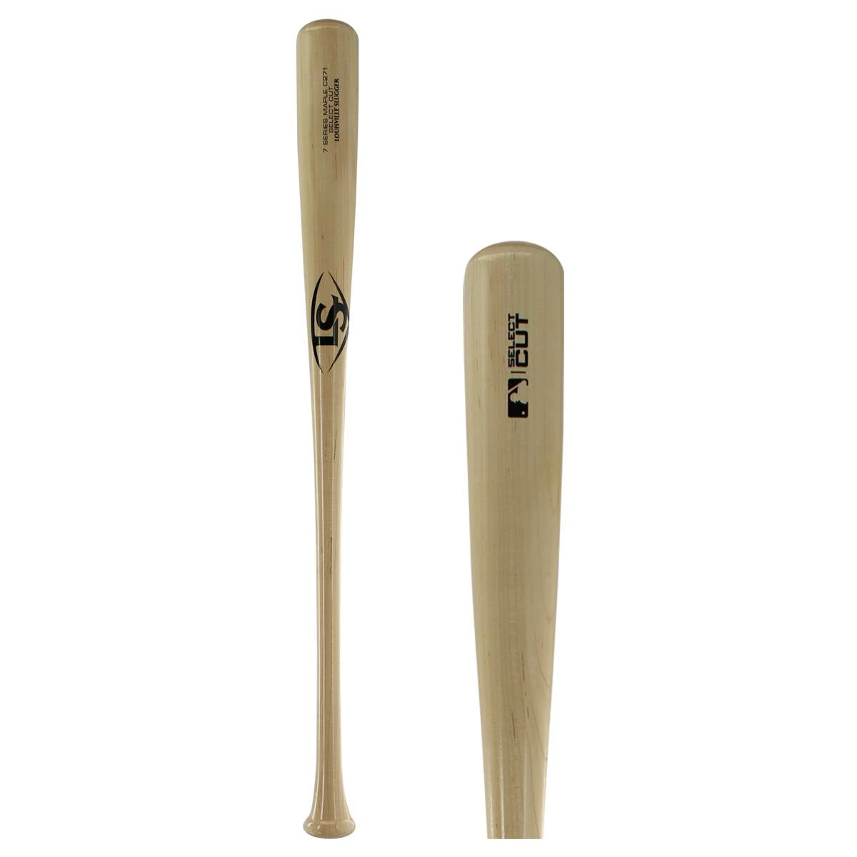 Louisville Slugger Select Cut C271 Series 7 Maple Wood Baseball Bat: WTLW7M271A20 Natural At Discount Price BaseBall Bat Gear Shop - Image 6