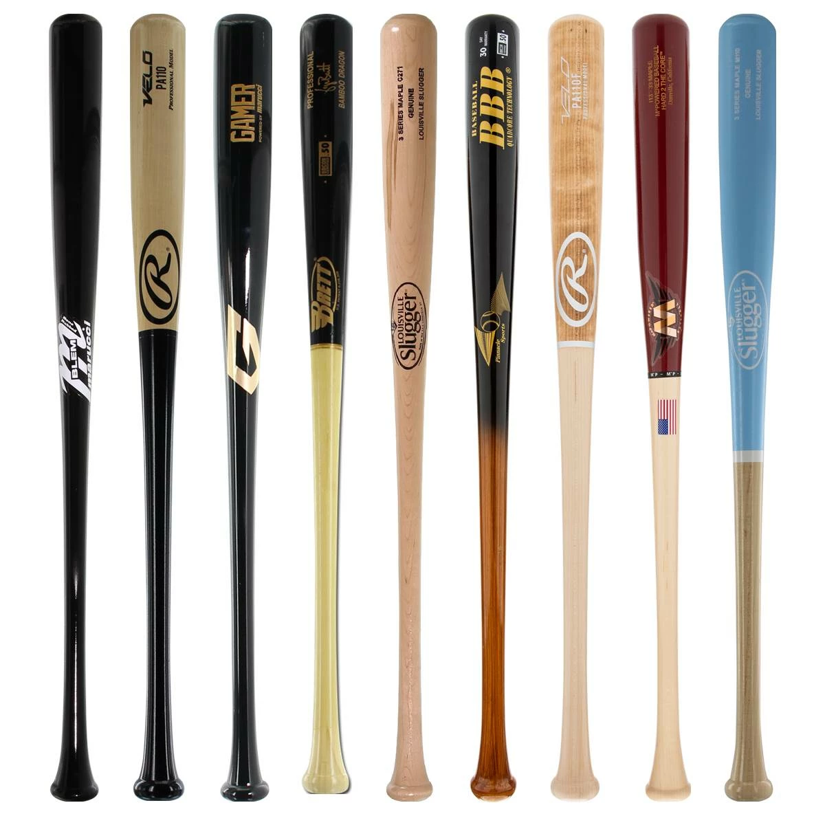 Our Reusable JustBats Pick Your Pack - Adult Wood 3-Pack - Gold Brown, Black, Grey, Natural, Gold, Blue, Red, Maroon, White, Navy, Green Are In Short Supply And Are Worth The Money - Image 21