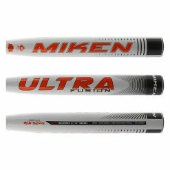 Choose Your New Miken Ultra Fusion 14" Mike Dill Balanced Senior Slow Pitch Softball Bat: MFN4BS Black, Orange, White And Get 20% Off