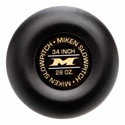 Great Protection Miken Vicious 13" End Loaded Dual Stamp Slow Pitch Softball Bat: MPAV20 Black, Gold | BaseBall Bat Gear Shop Outlet
