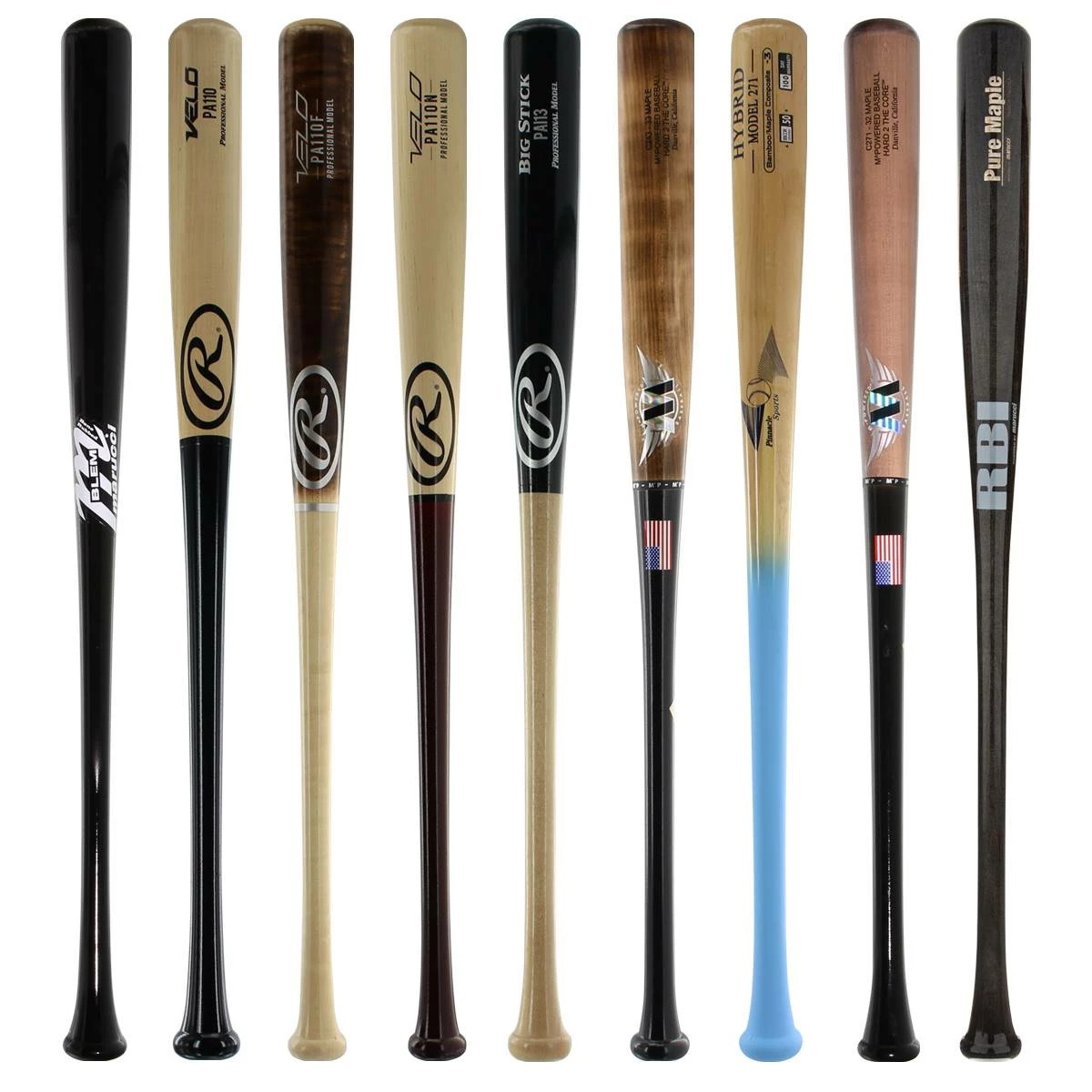 Our Reusable JustBats Pick Your Pack - Adult Wood 3-Pack - Gold Brown, Black, Grey, Natural, Gold, Blue, Red, Maroon, White, Navy, Green Are In Short Supply And Are Worth The Money