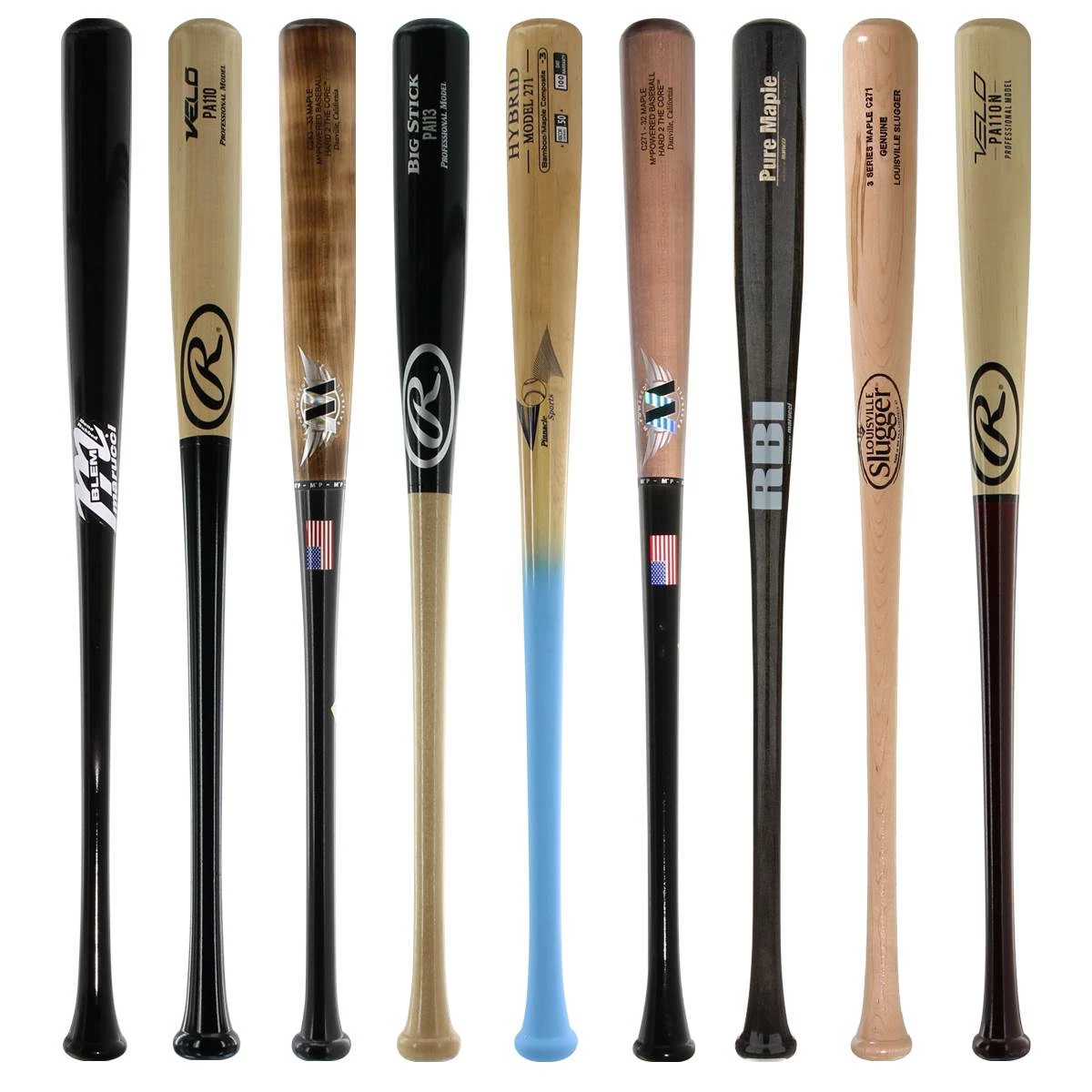 Our Reusable JustBats Pick Your Pack - Adult Wood 3-Pack - Gold Brown, Black, Grey, Natural, Gold, Blue, Red, Maroon, White, Navy, Green Are In Short Supply And Are Worth The Money - Image 4