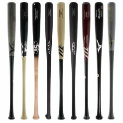 Very Soft JustBats Pick Your Pack - Adult Wood 2-Pack - Diamond Black, Grey, Natural, Brown, Blue For Reusable | BaseBall Bat Gear Shop