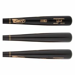 Brett Bros. Maple/Ash Wood Baseball Bat: ST271 Adult Black, Gold Shop 2021 Fashion Baseballbatgear.shop