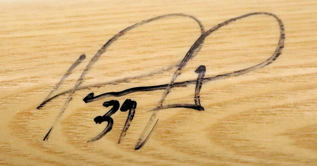 Sports-Autographs David Ortiz Boston Red Sox Signed Autographed Rawlings Natural Bat JSA COA - Image 2