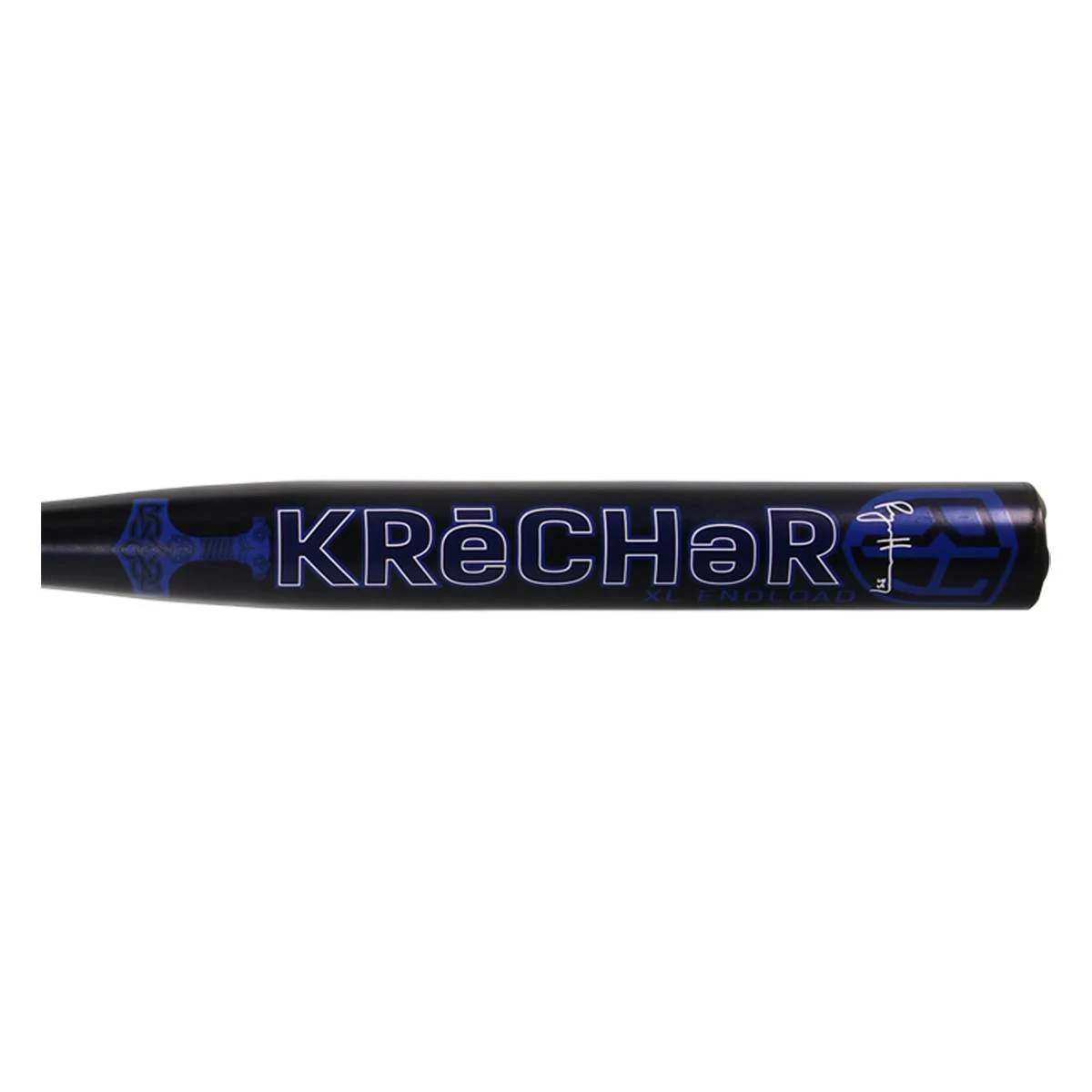 Worth Krecher Ryan Harvey 13.5" XL USSSA 240 Slow Pitch Softball Bat: WRH21U Black, Blue - Lightweight And Slim Design - BaseBall Bat Gear Shop - Image 2
