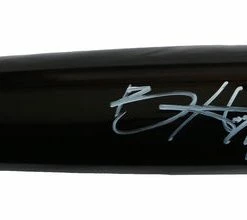 Sports-Autographs Bryce Harper Philadelphia Phillies Autographed Game Model Marucci Black Bat JSA Letter COA