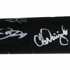Sports-Autographs St. Louis Cardinals 2014 Team Signed Autographed Youth Black Baseball Bat Authenticated Ink COA Yadier Molina