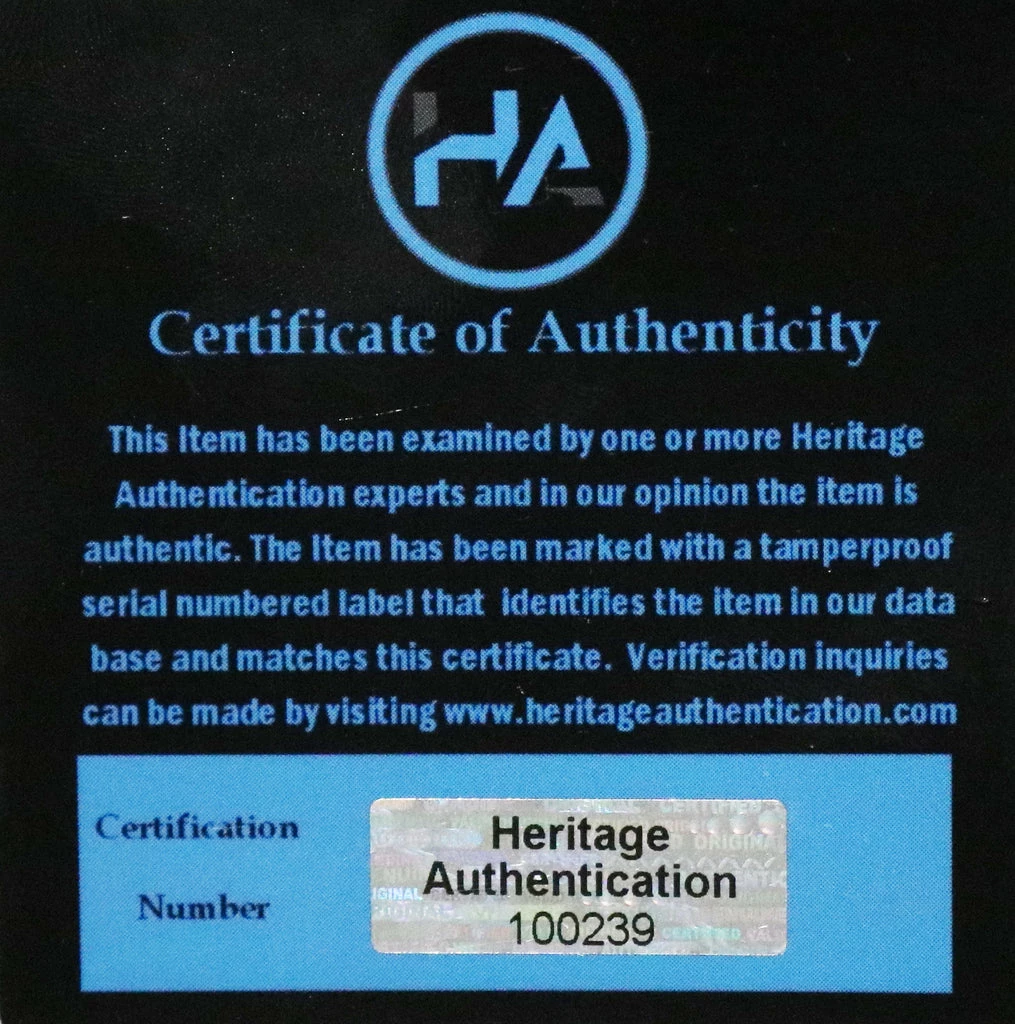 Sports-Autographs Hank Aaron Atlanta Braves Signed Autographed Louisville Slugger Natural Bat Heritage Authentication COA - Image 3