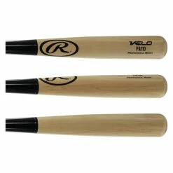 Good Quality And Cheap Rawlings VELO Maple Wood Baseball Bat: PA110 Adult Black, Natural