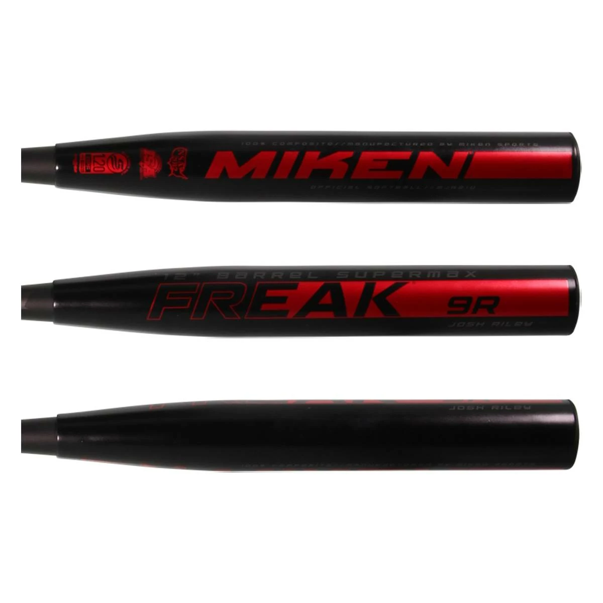 Miken Freak 9R Josh Riley 12" SuperMax USSSA 240 Slow Pitch Softball Bat: MJR21U Black, Red Online At BaseBall Bat Gear Shop, Up To 40% Off
