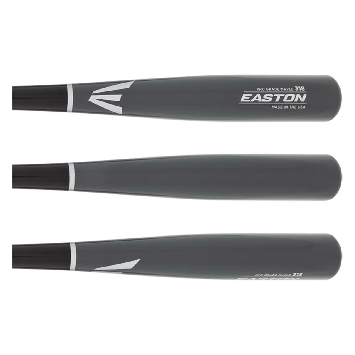 Washable Easton Pro 318 Maple Wood Baseball Bat: PRO318M Black, Grey For Reusable | BaseBall Bat Gear Shop