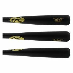 Best Cheap Rawlings Pro Label Khris Davis Birch Wood Baseball Bat: KD2PL Black On Sale Baseballbatgear.shop