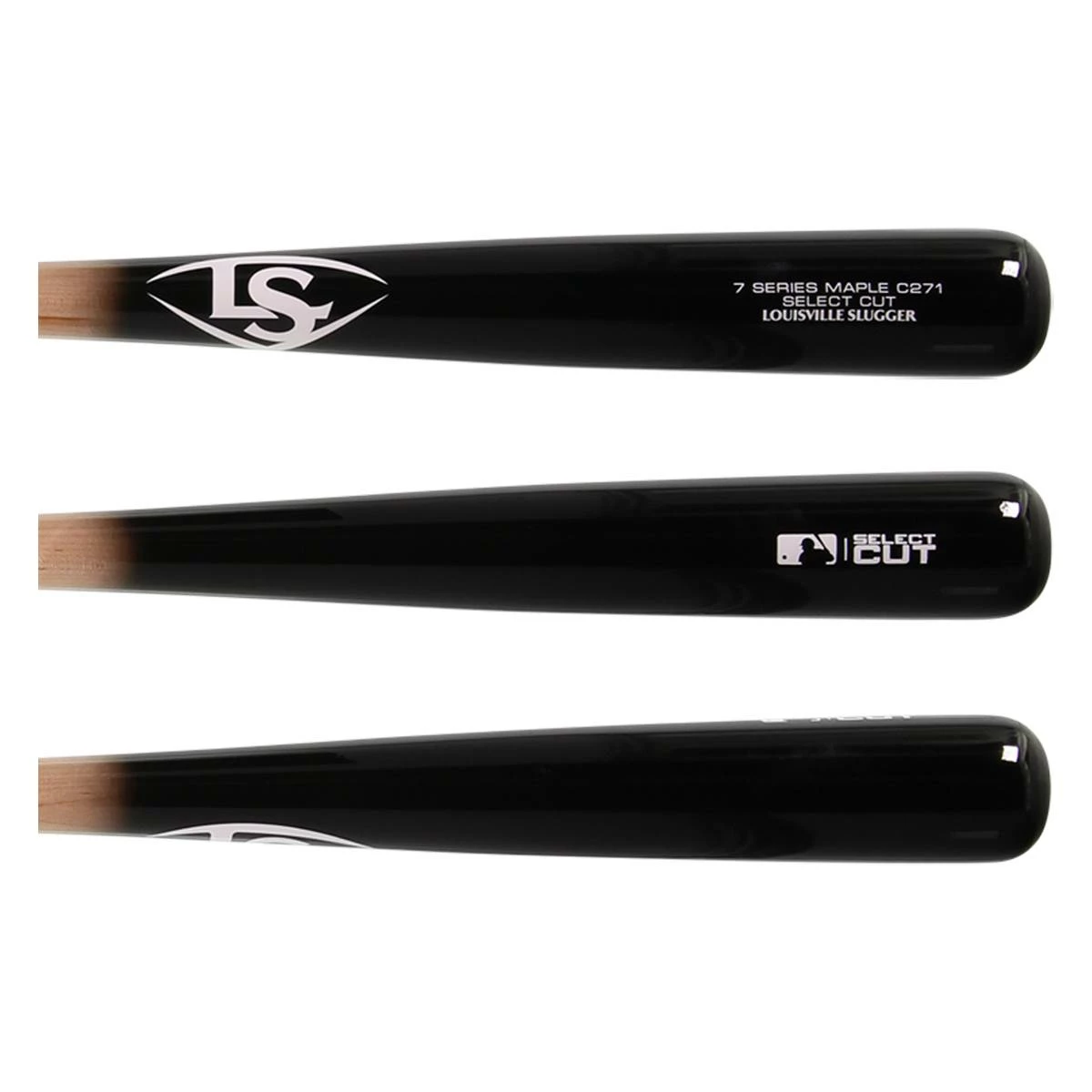 Buy Louisville Slugger Select Cut C271 Maple Wood Baseball Bat: WBL2516010 Natural, Black - BaseBall Bat Gear Shop - Baseballbatgear.shop