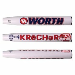 Shop Worth Krecher Ryan Harvey 13.5" XL USA Slow Pitch Softball Bat: WRH21A Navy, Red, White At Best Price 2021 Baseballbatgear.shop