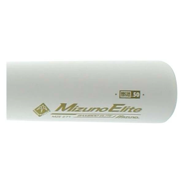 Buy Mizuno Bamboo Elite BBCOR Wood Baseball Bat: MZE271WB Black, White - BaseBall Bat Gear Shop - Baseballbatgear.shop - Image 3