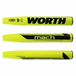 Worth Mach 1 Cobra Jet 428 13.5" XXL USSSA 240 Slow Pitch Softball Bat: WM21MU Yellow, Black Outlet Online - BaseBall Bat Gear Shop - Baseballbatgear.shop