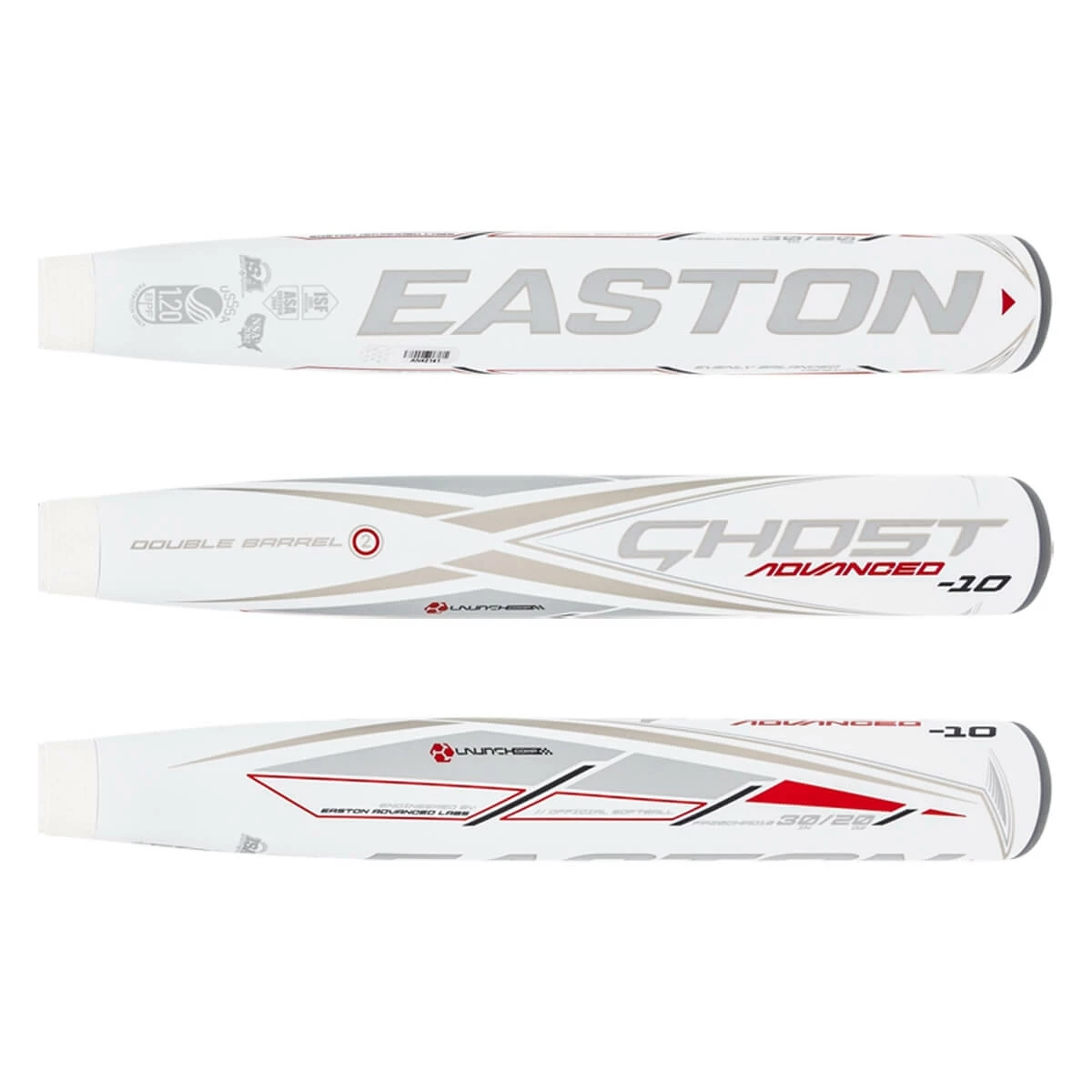 Our Easton Ghost Advanced -10 Fastpitch Softball Bat: FP20GHAD10 White, Red Is In Short Supply In Spring 2021