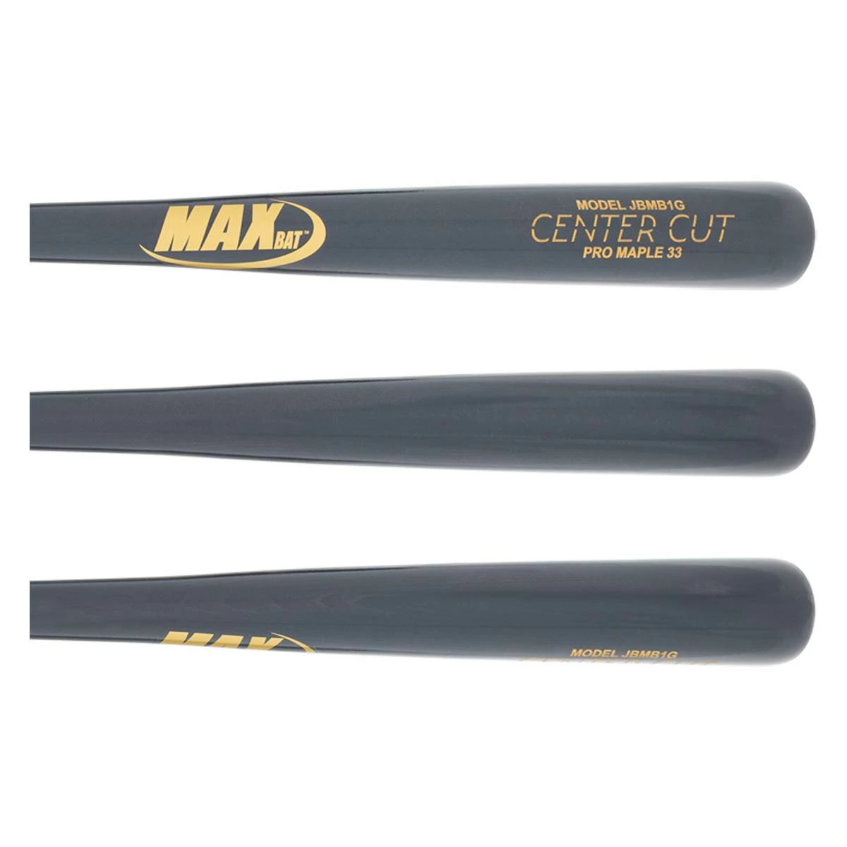 Unique, Meilun Meihuan Max Bat Center Cut Rock Maple Wood Baseball Bat: JBMB1G Grey