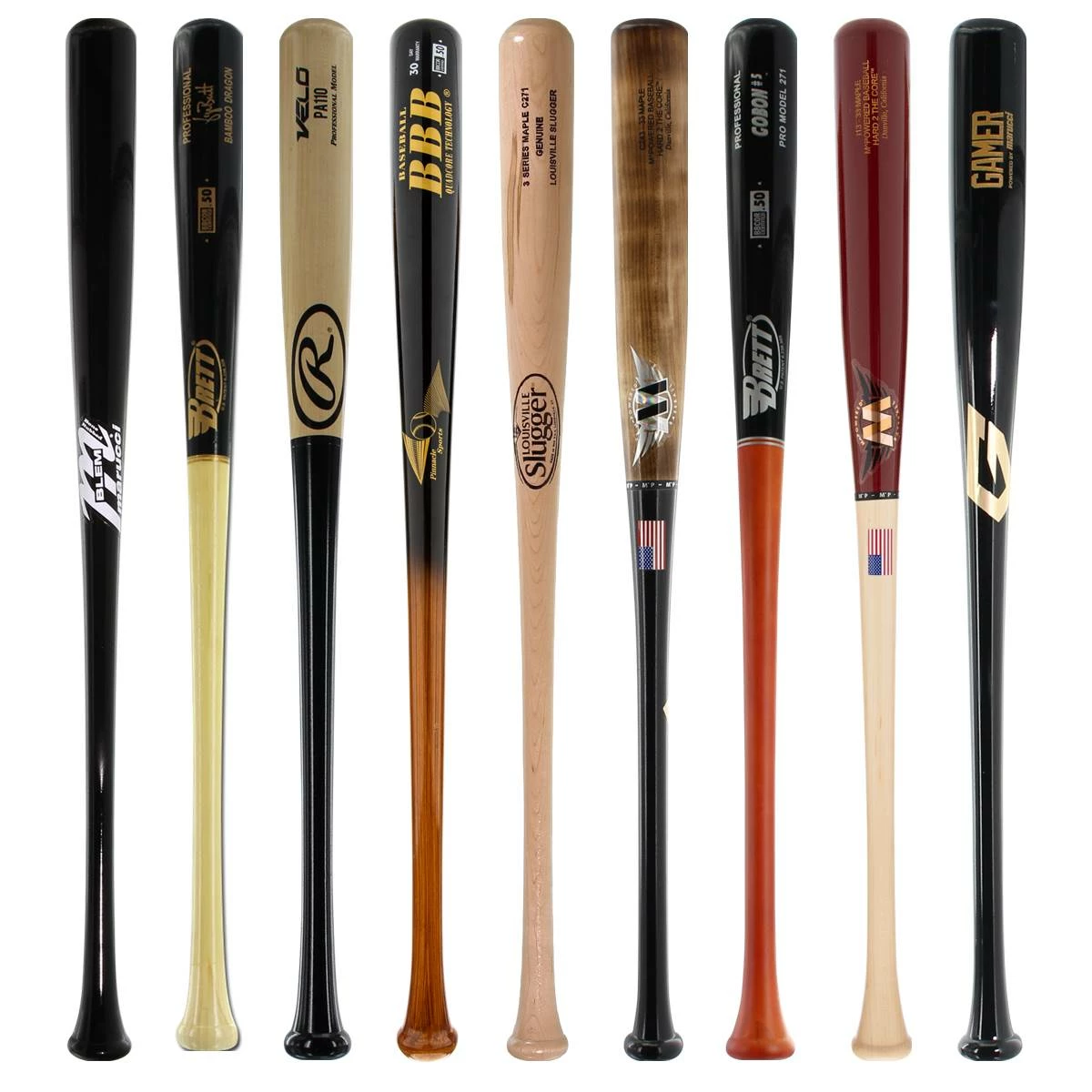 Our Reusable JustBats Pick Your Pack - Adult Wood 3-Pack - Gold Brown, Black, Grey, Natural, Gold, Blue, Red, Maroon, White, Navy, Green Are In Short Supply And Are Worth The Money - Image 17