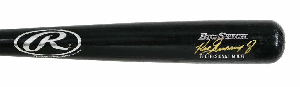 Sports-Autographs Ken Griffey Jr. Seattle Mariners Signed Autographed Rawlings Big Stick Black Bat Authenticated Ink COA