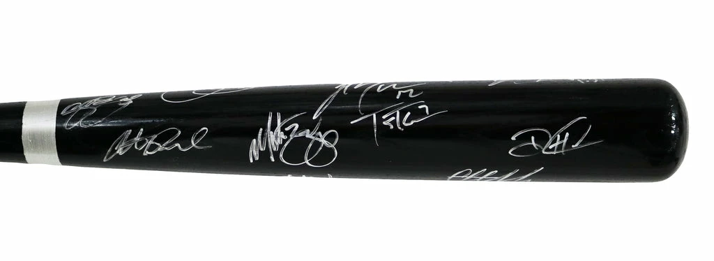 Sports-Autographs Washington Nationals 2016 Team Signed Autographed Rawlings Pro Black Baseball Bat Authenticated Ink COA Harper Strasburg - Image 3
