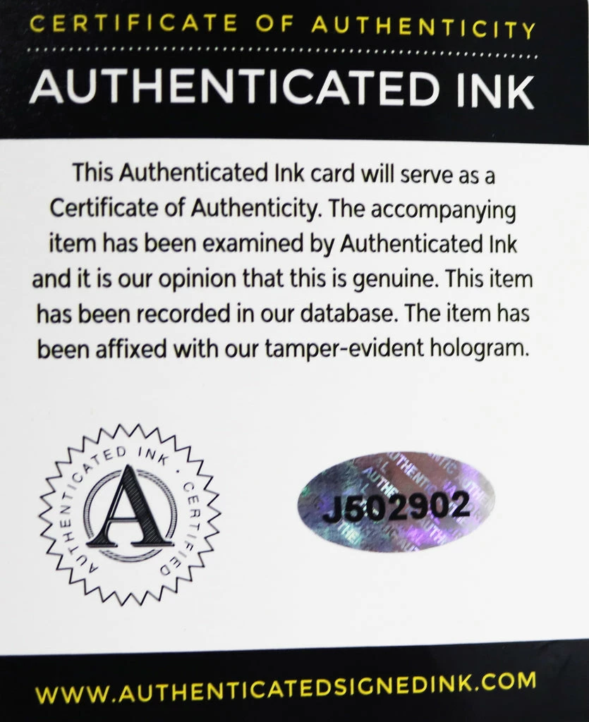 Sports-Autographs Washington Nationals 2016 Team Signed Autographed Rawlings Pro Black Baseball Bat Authenticated Ink COA Harper Strasburg - Image 6